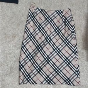 Burberry midi skirt